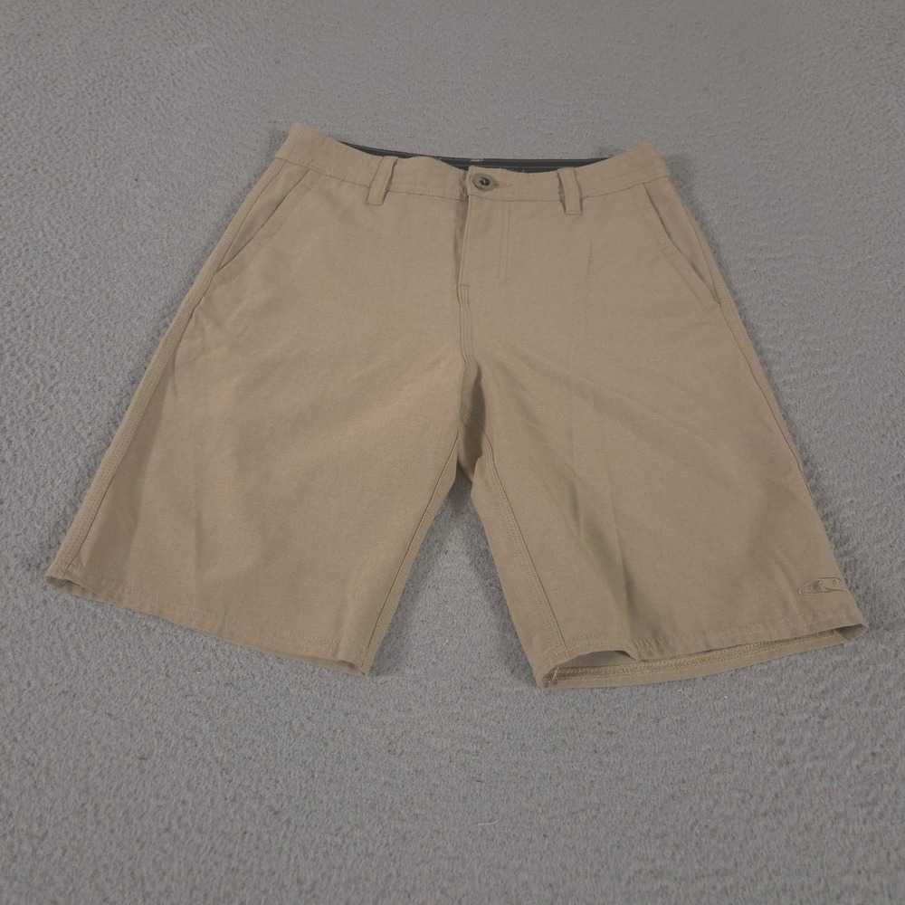 O'Neill Shorts Boys 26 Khaki Loaded Heather Hybrid Walkshorts Stretch Quick Dry